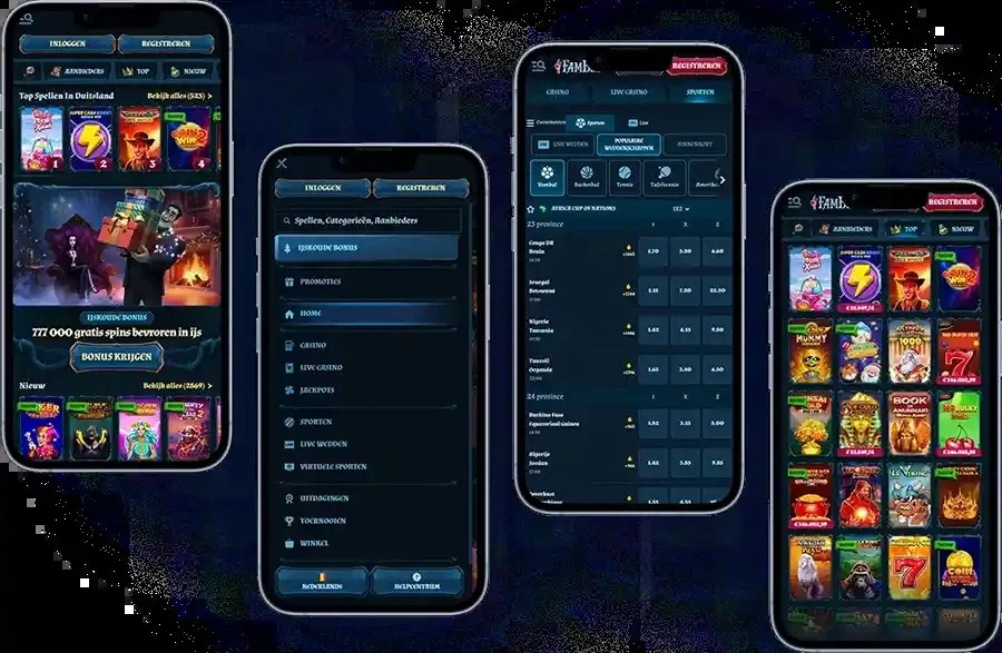 FamBet op smartphone